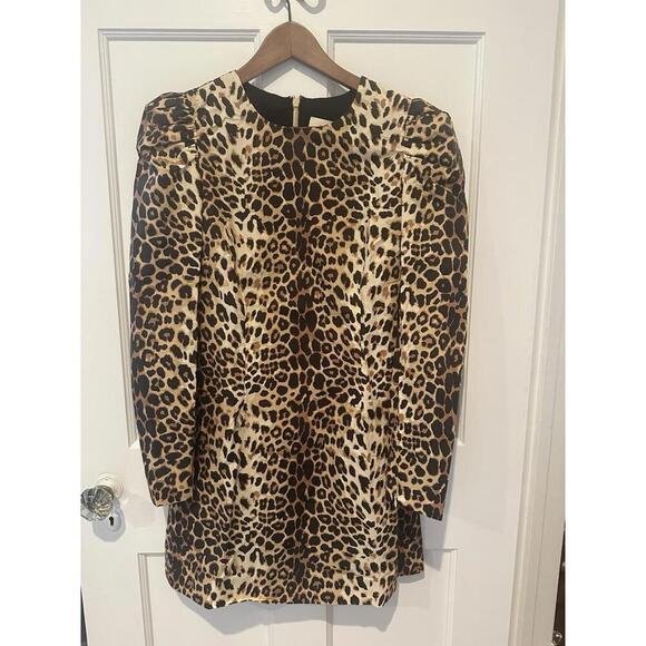Tuckernuck x India Hicks Leopard Domino Dress $198 NWT Medium M Sold Out - Picture 4 of 5
